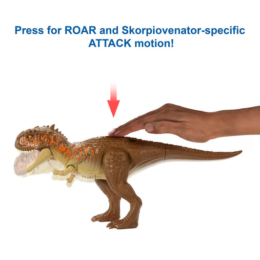 Jurassic World 2 Dinosaurs Roarin Strikers Iguanadon & Skorpiovenator