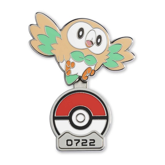 Rowlet Pokémon Gallery Pin