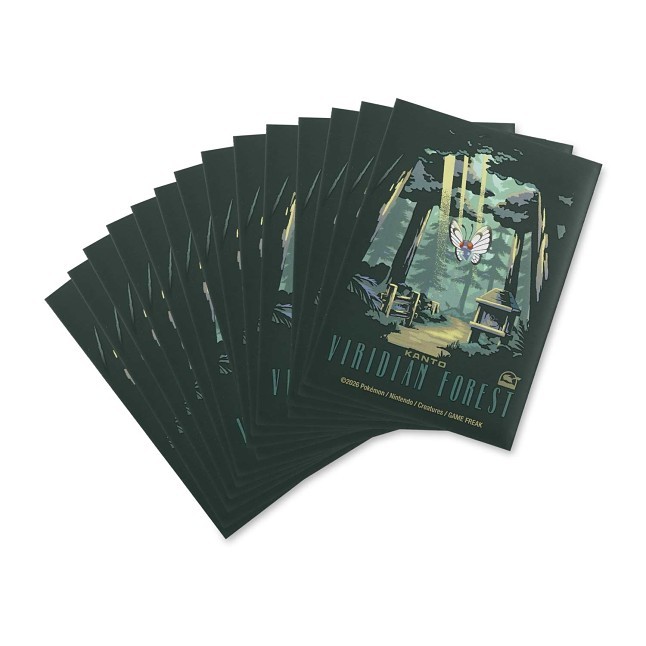 Pokémon TCG: Kanto Explore Pokémon Premium Card Sleeves (65 Sleeves)