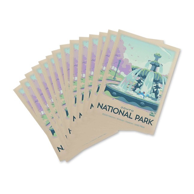Pokémon TCG: Johto Explore Pokémon Premium Card Sleeves (65 Sleeves)