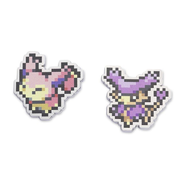 Skitty & Delcatty Pokémon Pixel Pins (2-Pack)